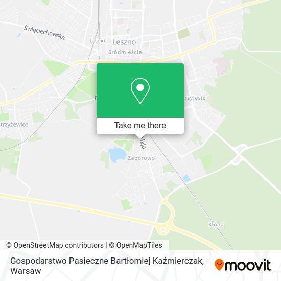 Gospodarstwo Pasieczne Bartłomiej Kaźmierczak map