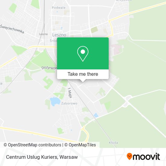 Centrum Uslug Kuriers map
