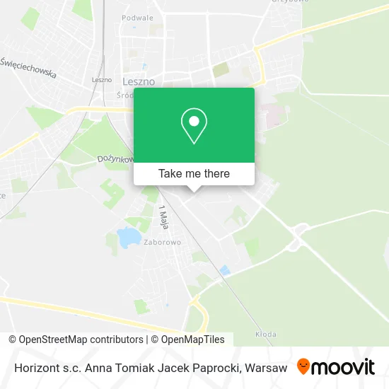 Карта Horizont s.c. Anna Tomiak Jacek Paprocki