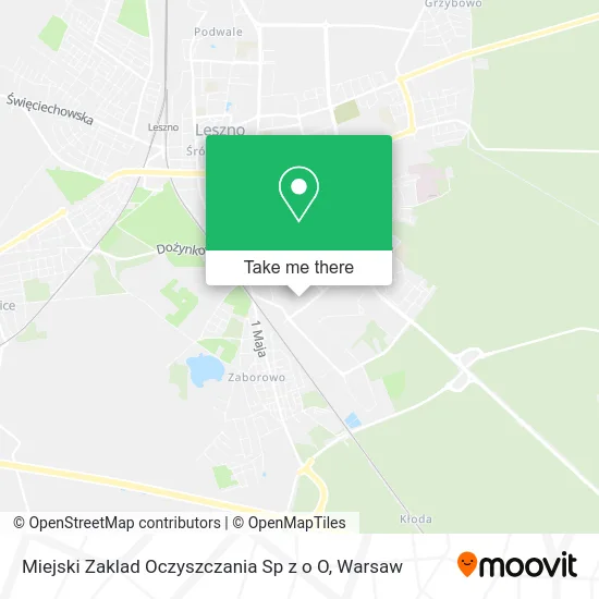 Карта Miejski Zaklad Oczyszczania Sp z o O