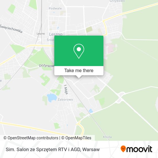 Sim. Salon ze Sprzętem RTV i AGD map