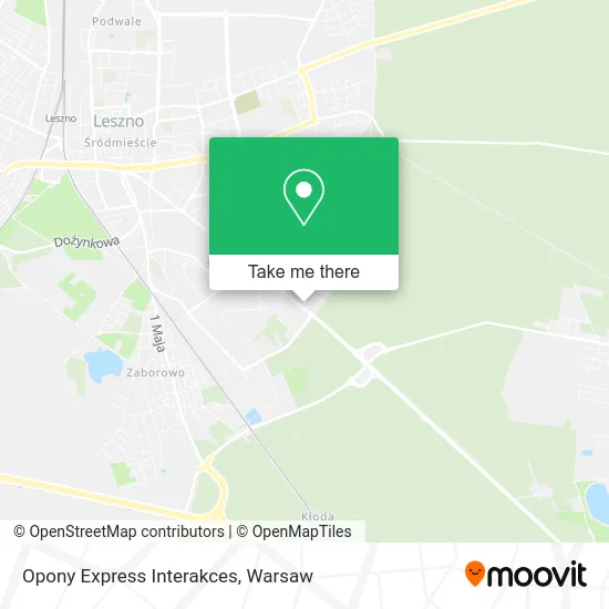 Карта Opony Express Interakces