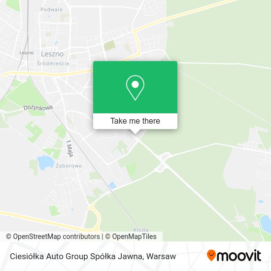 Ciesiółka Auto Group Spółka Jawna map