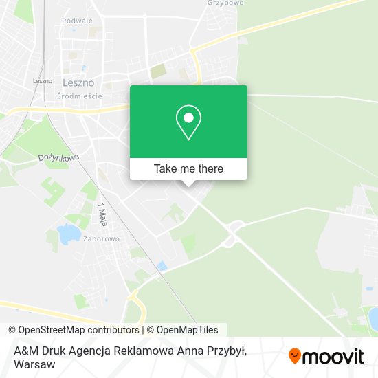 A&M Druk Agencja Reklamowa Anna Przybył map