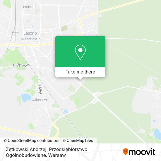 Żętkowski Andrzej. Przedsiębiorstwo Ogólnobudowlane map