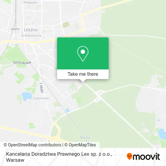 Карта Kancelaria Doradztwa Prawnego Lex sp. z o.o.