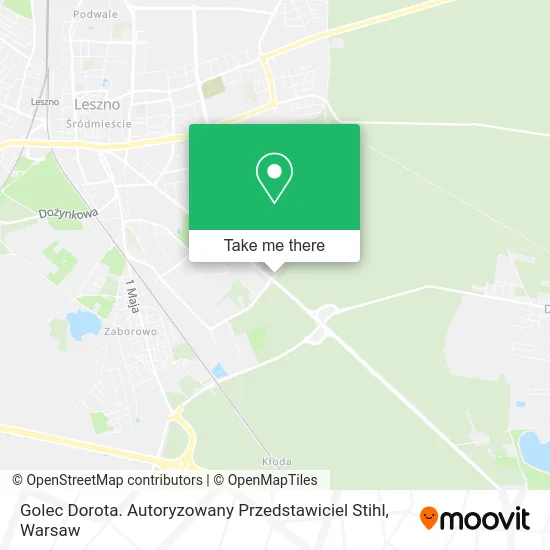 Карта Golec Dorota. Autoryzowany Przedstawiciel Stihl