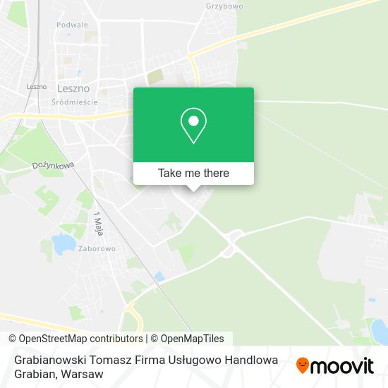 Grabianowski Tomasz Firma Usługowo Handlowa Grabian map