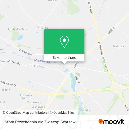 Sfora Przychodnia dla Zwierząt map