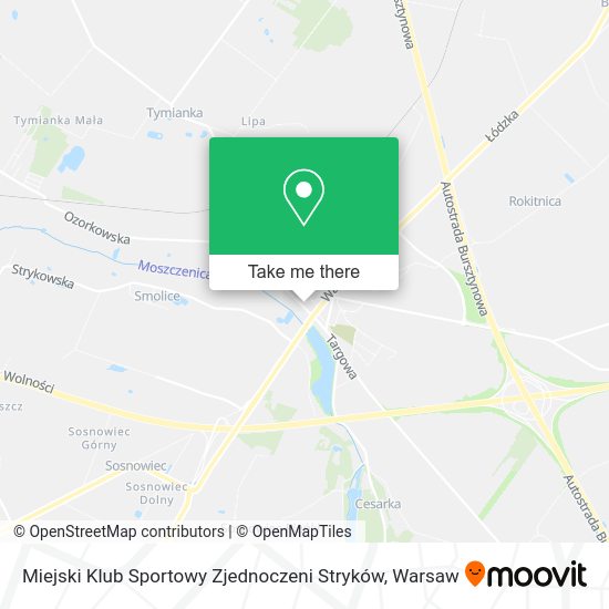 Miejski Klub Sportowy Zjednoczeni Stryków map