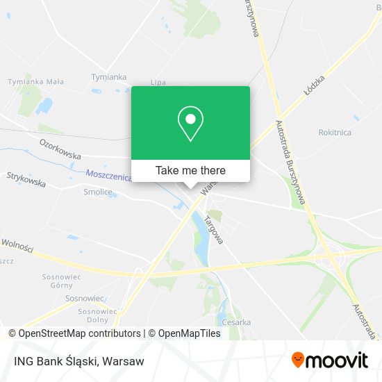 ING Bank Śląski map