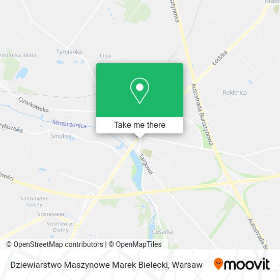 Dziewiarstwo Maszynowe Marek Bielecki map