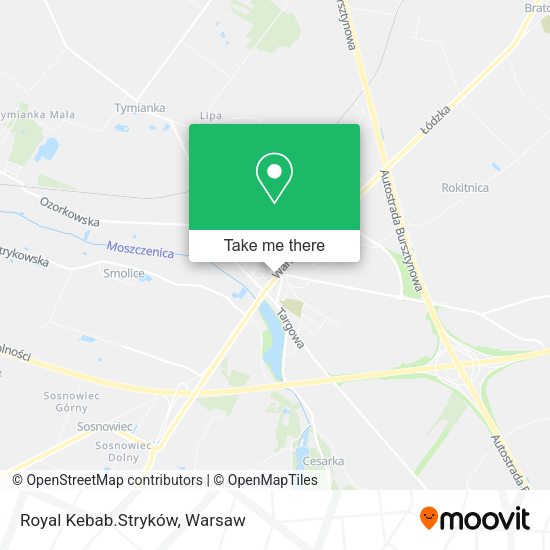 Royal Kebab.Stryków map