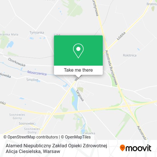 Alamed Niepubliczny Zakład Opieki Zdrowotnej Alicja Ciesielska map