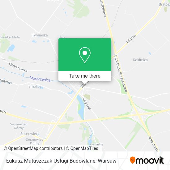 Łukasz Matuszczak Usługi Budowlane map