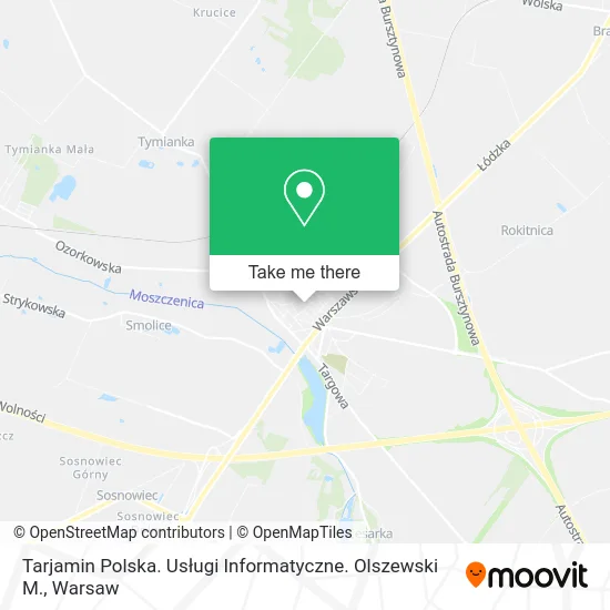 Карта Tarjamin Polska. Usługi Informatyczne. Olszewski M.