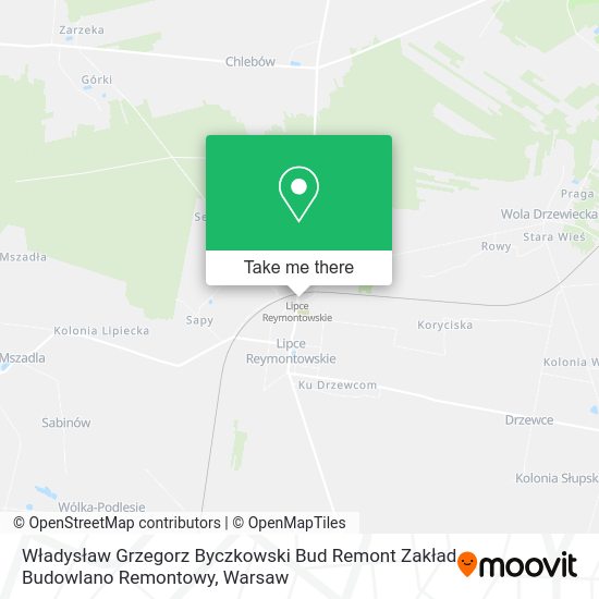 Władysław Grzegorz Byczkowski Bud Remont Zakład Budowlano Remontowy map