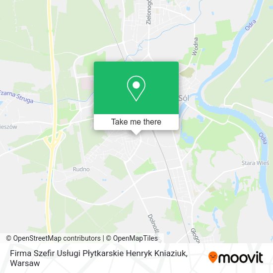 Firma Szefir Usługi Płytkarskie Henryk Kniaziuk map