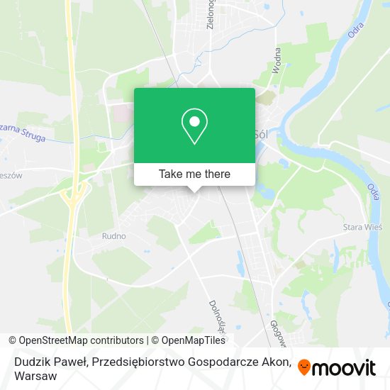 Dudzik Paweł, Przedsiębiorstwo Gospodarcze Akon map