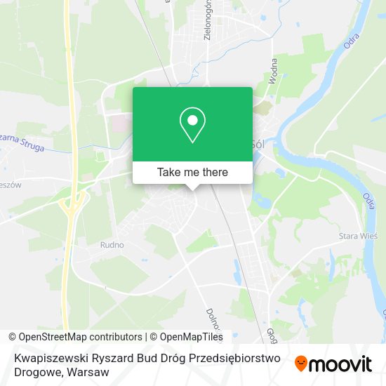 Kwapiszewski Ryszard Bud Dróg Przedsiębiorstwo Drogowe map