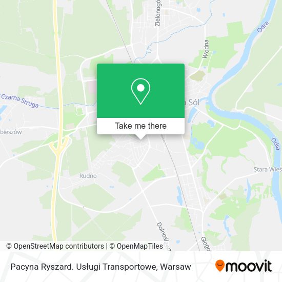 Pacyna Ryszard. Usługi Transportowe map