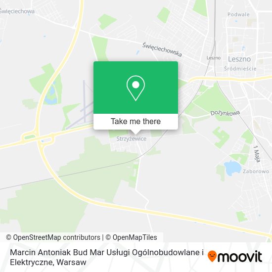 Marcin Antoniak Bud Mar Usługi Ogólnobudowlane i Elektryczne map