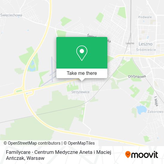 Familycare - Centrum Medyczne Aneta i Maciej Antczak map