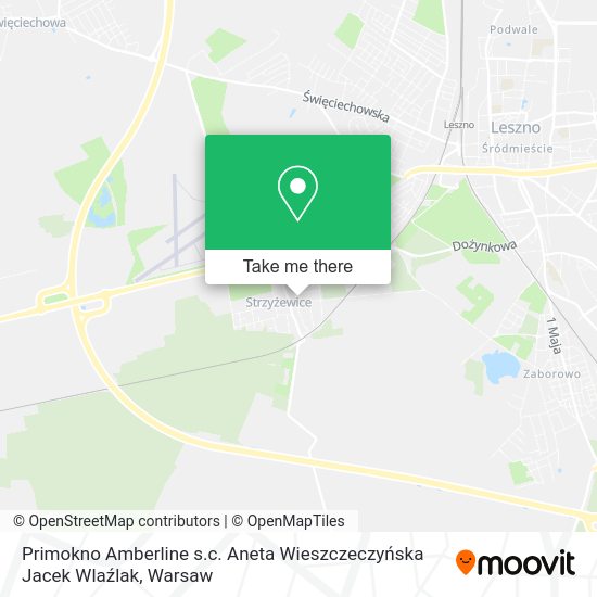 Primokno Amberline s.c. Aneta Wieszczeczyńska Jacek Wlaźlak map