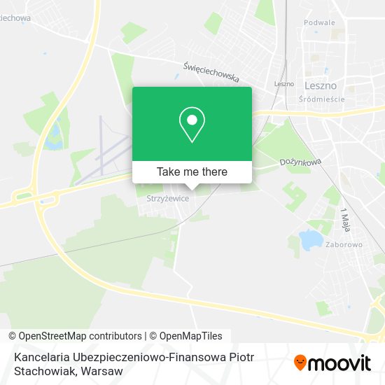 Kancelaria Ubezpieczeniowo-Finansowa Piotr Stachowiak map