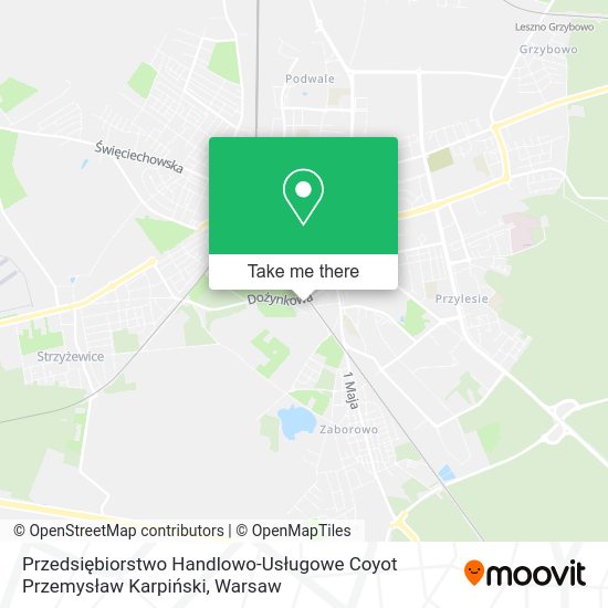 Przedsiębiorstwo Handlowo-Usługowe Coyot Przemysław Karpiński map