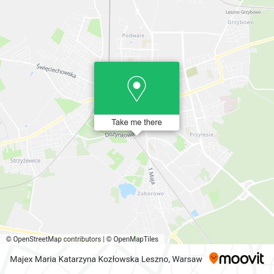 Majex Maria Katarzyna Kozłowska Leszno map