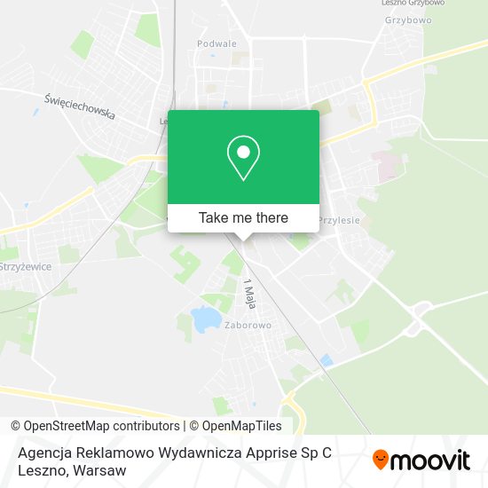 Agencja Reklamowo Wydawnicza Apprise Sp C Leszno map