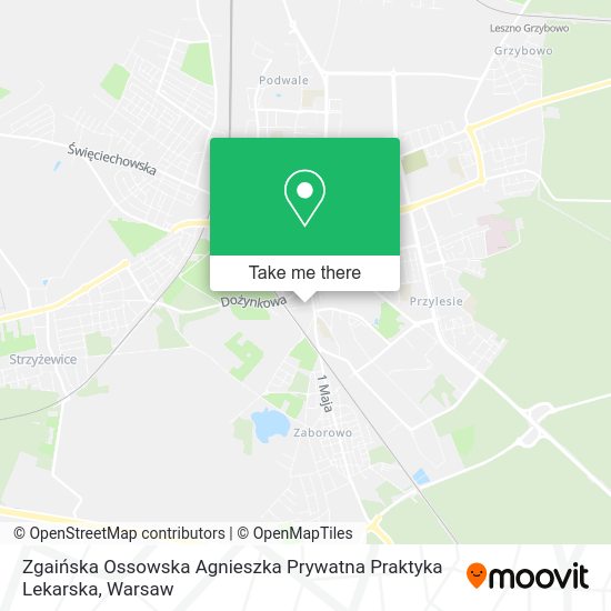 Zgaińska Ossowska Agnieszka Prywatna Praktyka Lekarska map