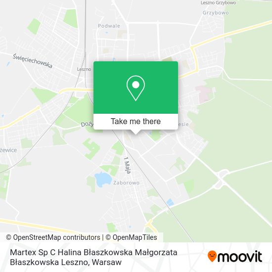 Martex Sp C Halina Błaszkowska Małgorzata Błaszkowska Leszno map