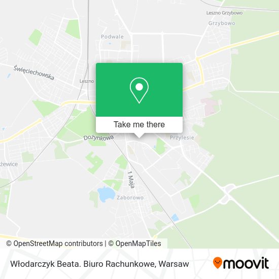 Włodarczyk Beata. Biuro Rachunkowe map