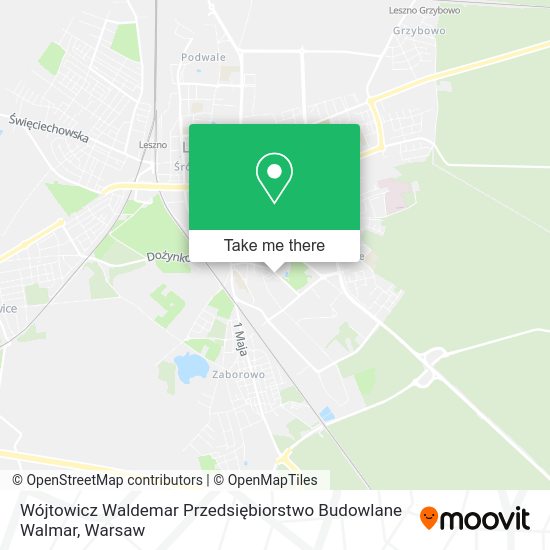 Wójtowicz Waldemar Przedsiębiorstwo Budowlane Walmar map