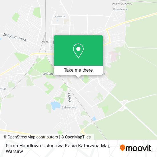 Firma Handlowo Uslugowa Kasia Katarzyna Maj map