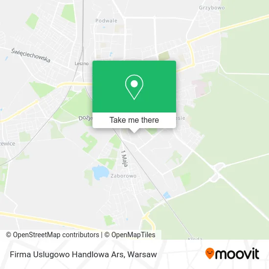 Карта Firma Uslugowo Handlowa Ars