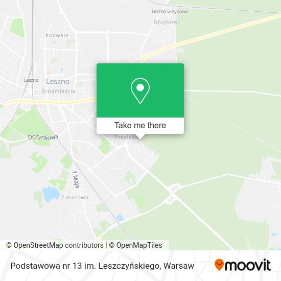 Podstawowa nr 13 im. Leszczyńskiego map