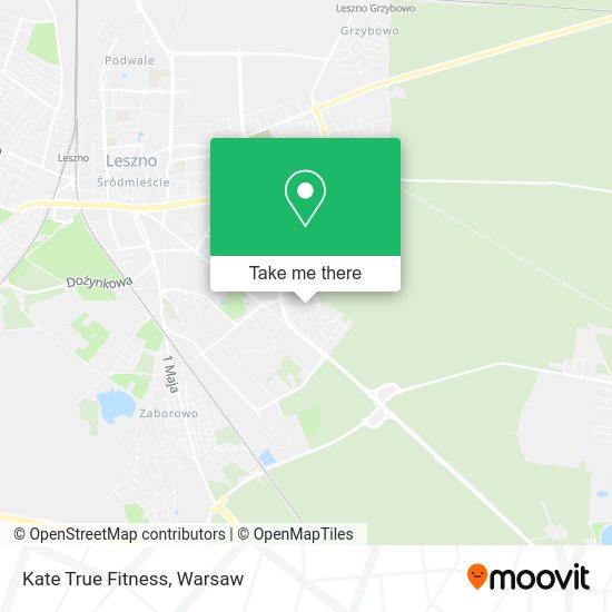 Kate True Fitness map