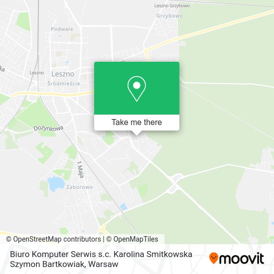 Biuro Komputer Serwis s.c. Karolina Smitkowska Szymon Bartkowiak map