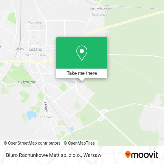Карта Biuro Rachunkowe Matt sp. z o.o.