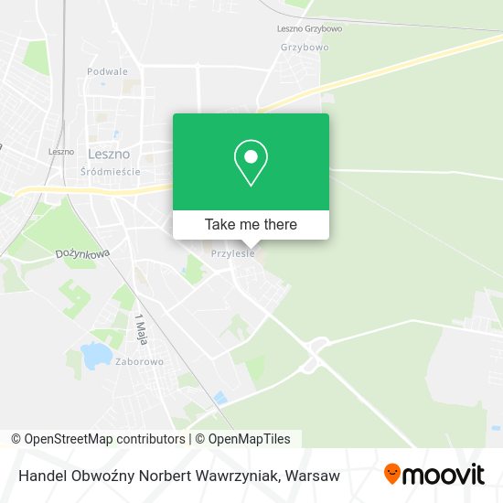 Handel Obwoźny Norbert Wawrzyniak map