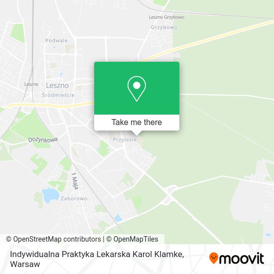 Indywidualna Praktyka Lekarska Karol Klamke map