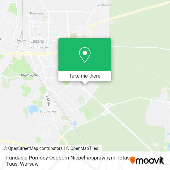 Fundacja Pomocy Osobom Niepełnosprawnym Totus Tuus map