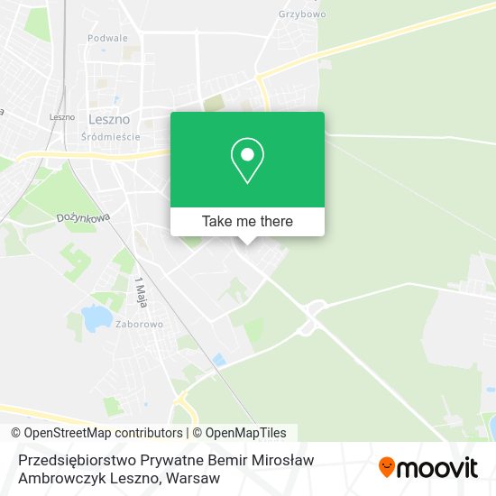 Przedsiębiorstwo Prywatne Bemir Mirosław Ambrowczyk Leszno map