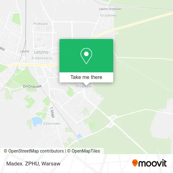 Карта Madex. ZPHU