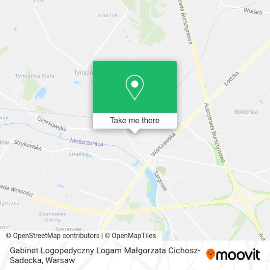 Gabinet Logopedyczny Logam Małgorzata Cichosz-Sadecka map