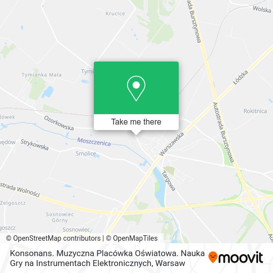 Konsonans. Muzyczna Placówka Oświatowa. Nauka Gry na Instrumentach Elektronicznych map