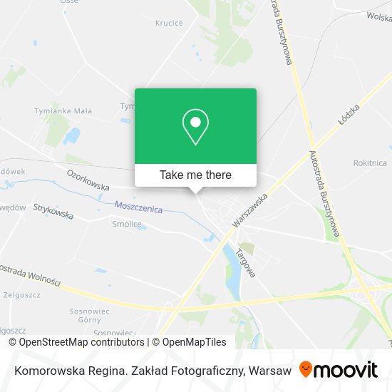 Komorowska Regina. Zakład Fotograficzny map